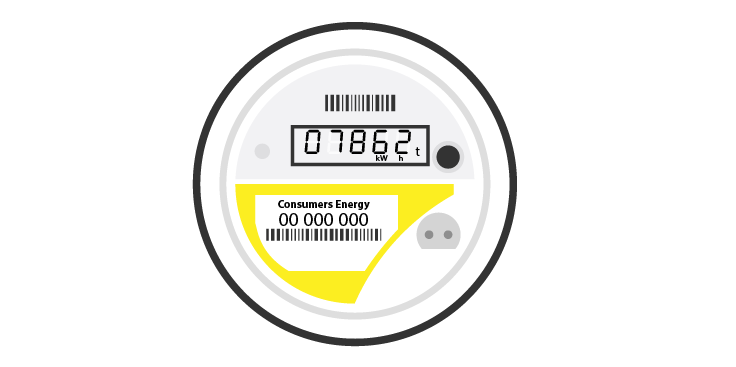 electric meter reading